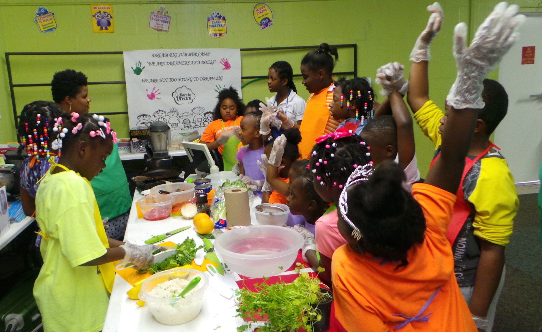 Kids cooking
