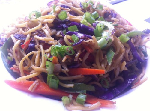 Jenn’s Flaming-Ginger Lo Mein